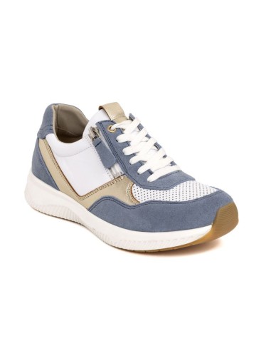 Blue suede Women's sneakers