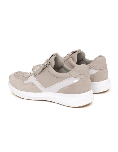 Beige suede Women's sneakers