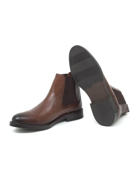 bottines chelsea de peau cuir ZOLEN-CUERO