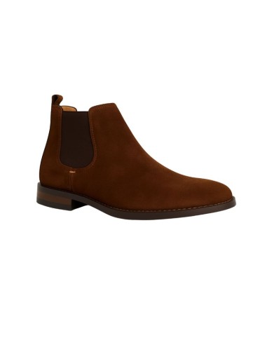 bottines chelsea suède marron SEBRON-BROWN