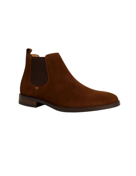bottines chelsea suède marron SEBRON-BROWN
