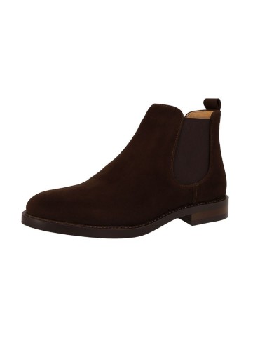 bottines chelsea suède marron SEBRON-BROWN