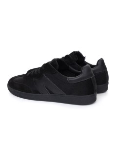 baskets femme suède le noir W-MAVIAN-BLACK 2