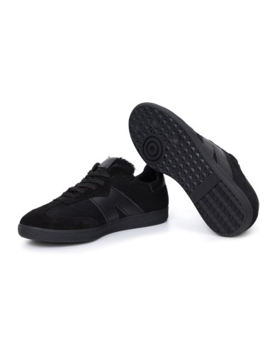 Black suede Women's sneakers