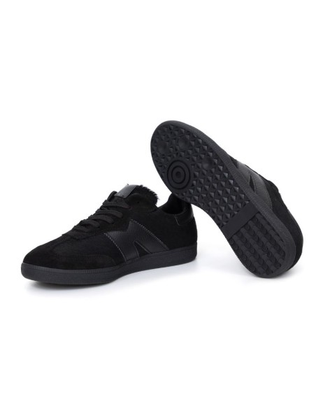 Black suede Women's sneakers
