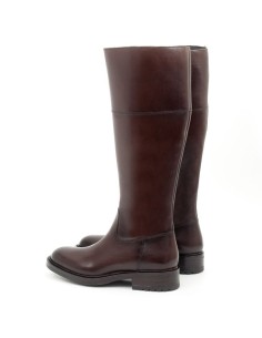 bottes femme de peau marron W-MORNIA-BROWN 2