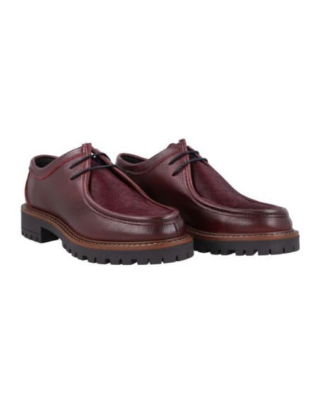 chaussures habillées femme de peau Bordeaux W-WOBY-BURDEOS