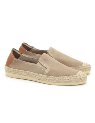 espadrilles en cuir beige SEVI-CORDA