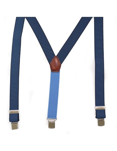 Bretelles élastique bleu BR-BUNE-BLUE