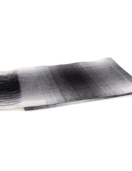 Black Squared men's scarf