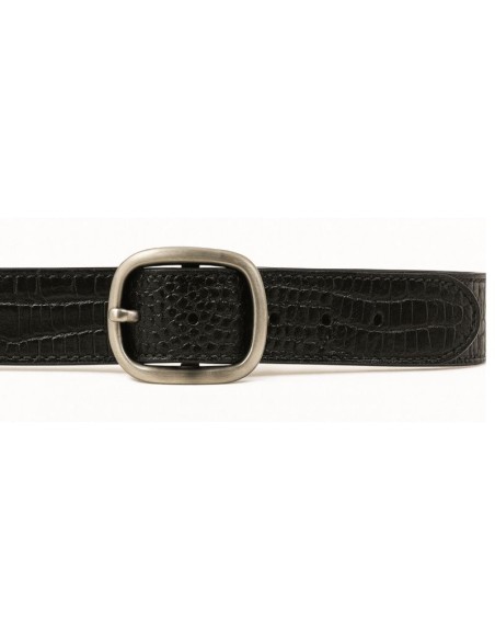ceinture femme de peau le noir WB-MAXE-BLACK