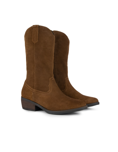 bottes femme suède vert W-SAMILA-CUERO