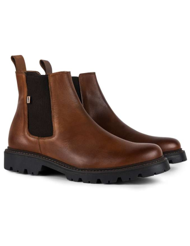 Light Brown leather chelsea boots