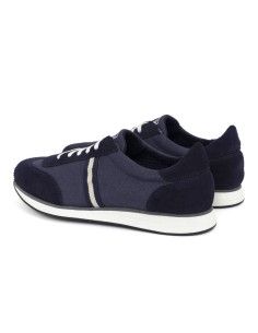 baskets suède bleu ALZAR-NAVY 2