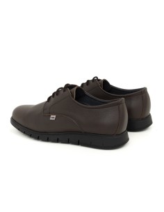 Brown leather derby 2