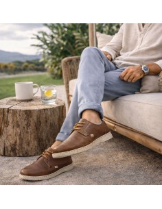 Light Brown leather derby 2