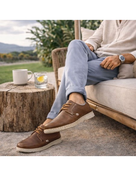 Light Brown leather derby