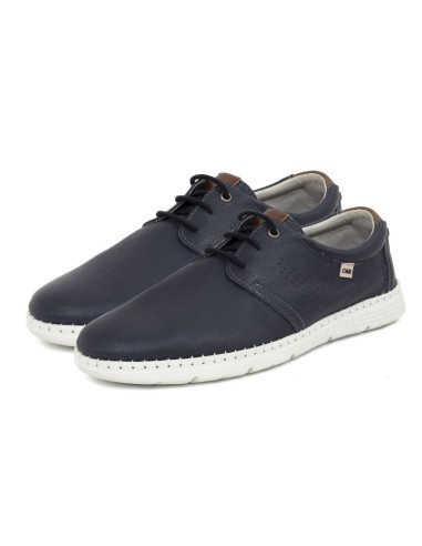 Blue nubuck derby