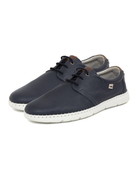 Derby nubuck bleu DURINO-NAVY