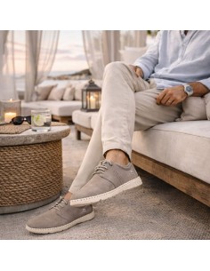 Derby nubuck beige DURINO-TAUPE