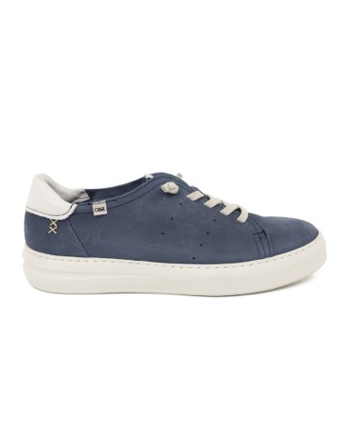 baskets nubuck bleu NUCATI-BLUE