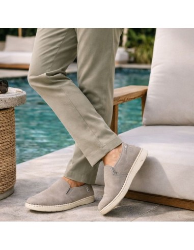 Mocassin sans lacets beige NURIMA-TAUPE