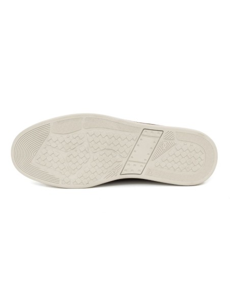 Náutico de ante con suela en contraste color marrón