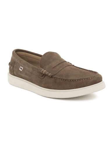 Light Brown suede boat shoe