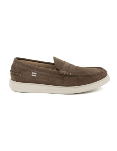 Light Brown suede boat shoe