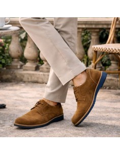 Light Brown suede derby
