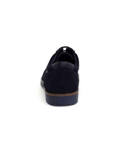 Casual derby suède bleu SUBER-NAVY