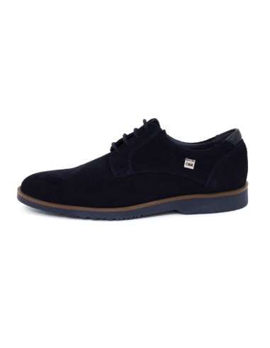 Casual derby suède bleu SUBER-NAVY