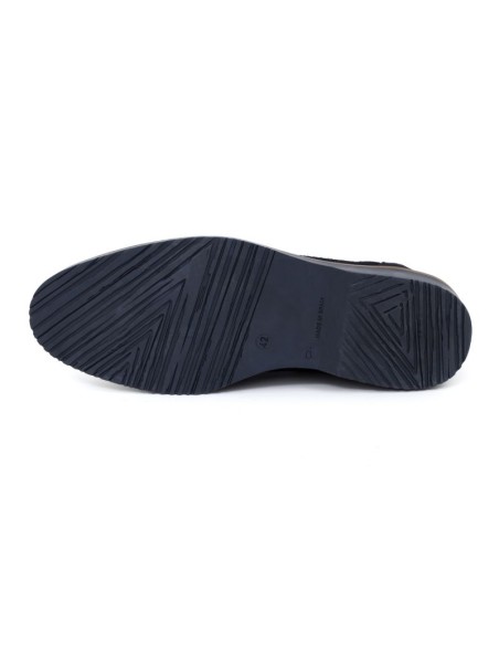 Blue suede Casual derby