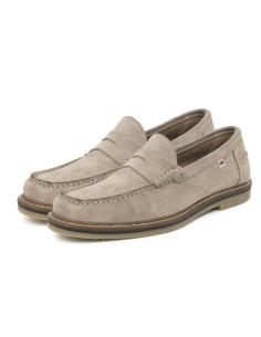Mocasín de ante con antifaz color beige 2