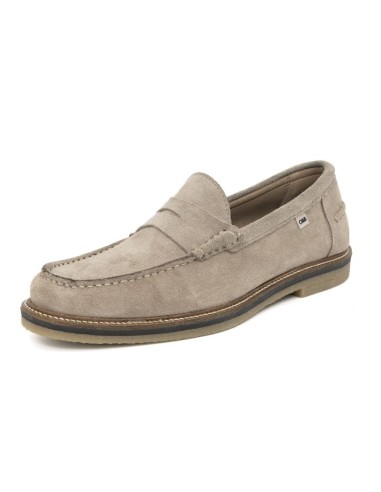Mocassin suède beige SUMAKI-BEIGE