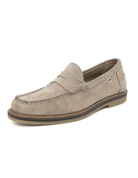 Mocassin suède beige SUMAKI-BEIGE