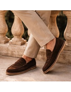 Mocassin suède marron SUMAKI-TESTA