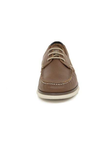 Light Brown leather boat shoe