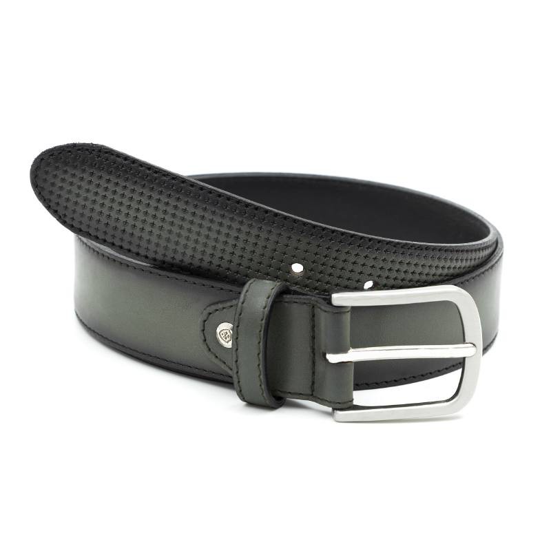 green leather belt B-CATAM-VERDE