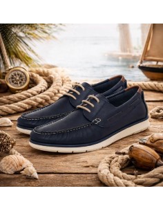 Light Brown leather boat shoe