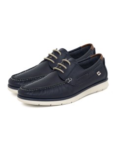 Nautique de peau cuir TUANE-NAVY 2
