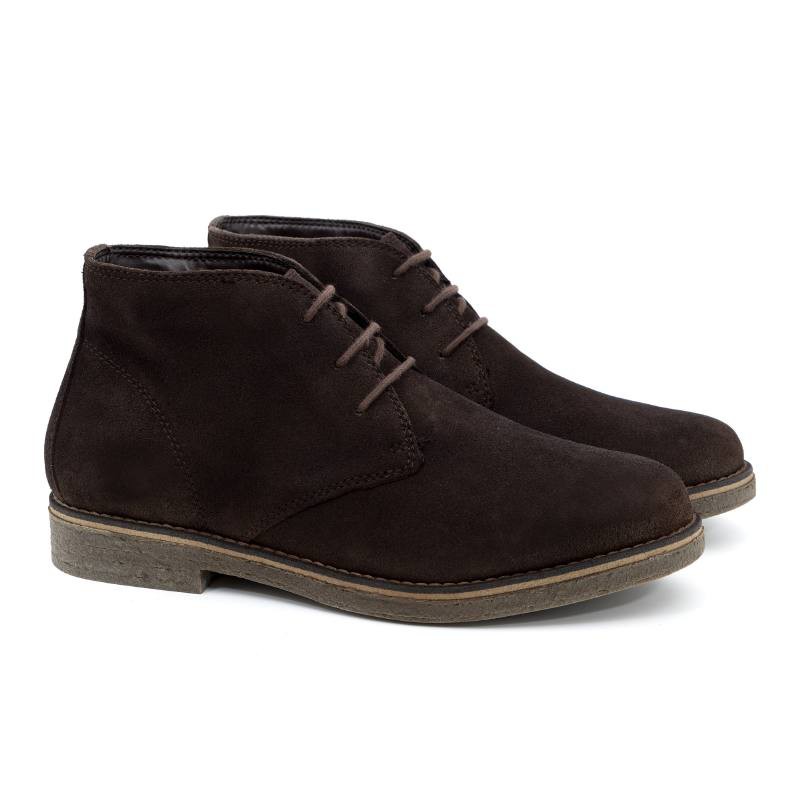 brown suede boots SILKOR-BROWN