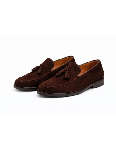Mocassin suède marron CURIEL-BROWN