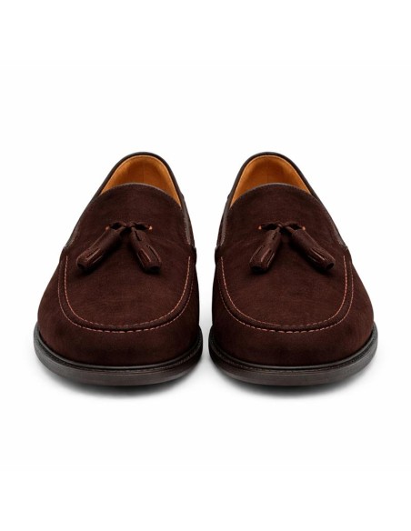 Mocassin suède marron CURIEL-BROWN