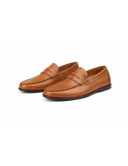 Light Brown leather moccasin