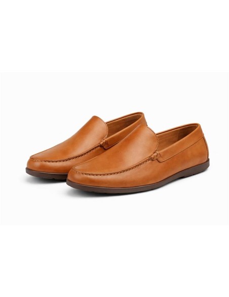 Light Brown leather moccasin