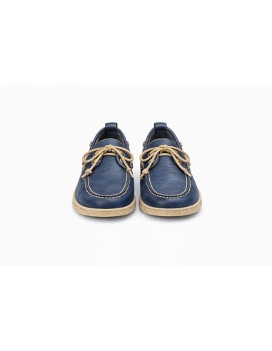 Nautique nubuck bleu NAMELA-MARINO
