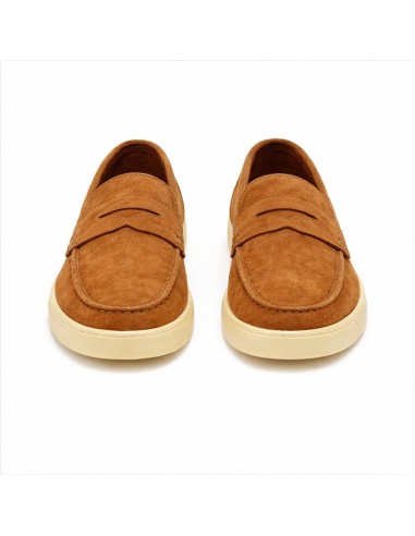 Light Brown suede moccasin