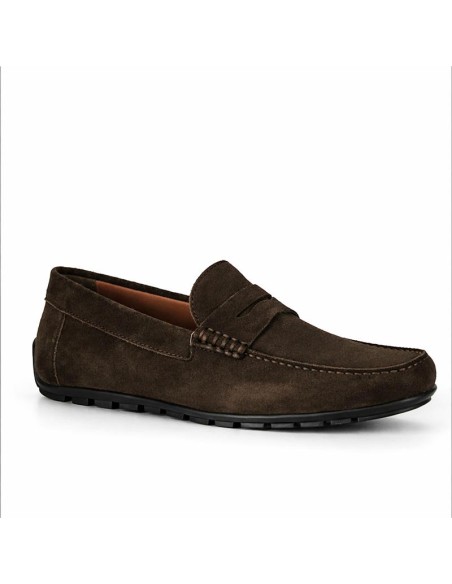 Mocassin suède marron SERITA-MARRON