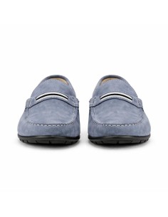 Blue suede moccasin 2